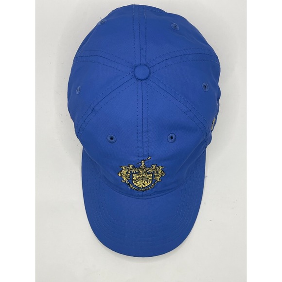 NWOT Mar-a-Lago Club 2017 Adams Adj. Golf Hat Cap Cotton Crest Donald Trump Blue - Picture 5 of 9